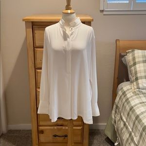 Escada ivory blouse. NWT Size 46